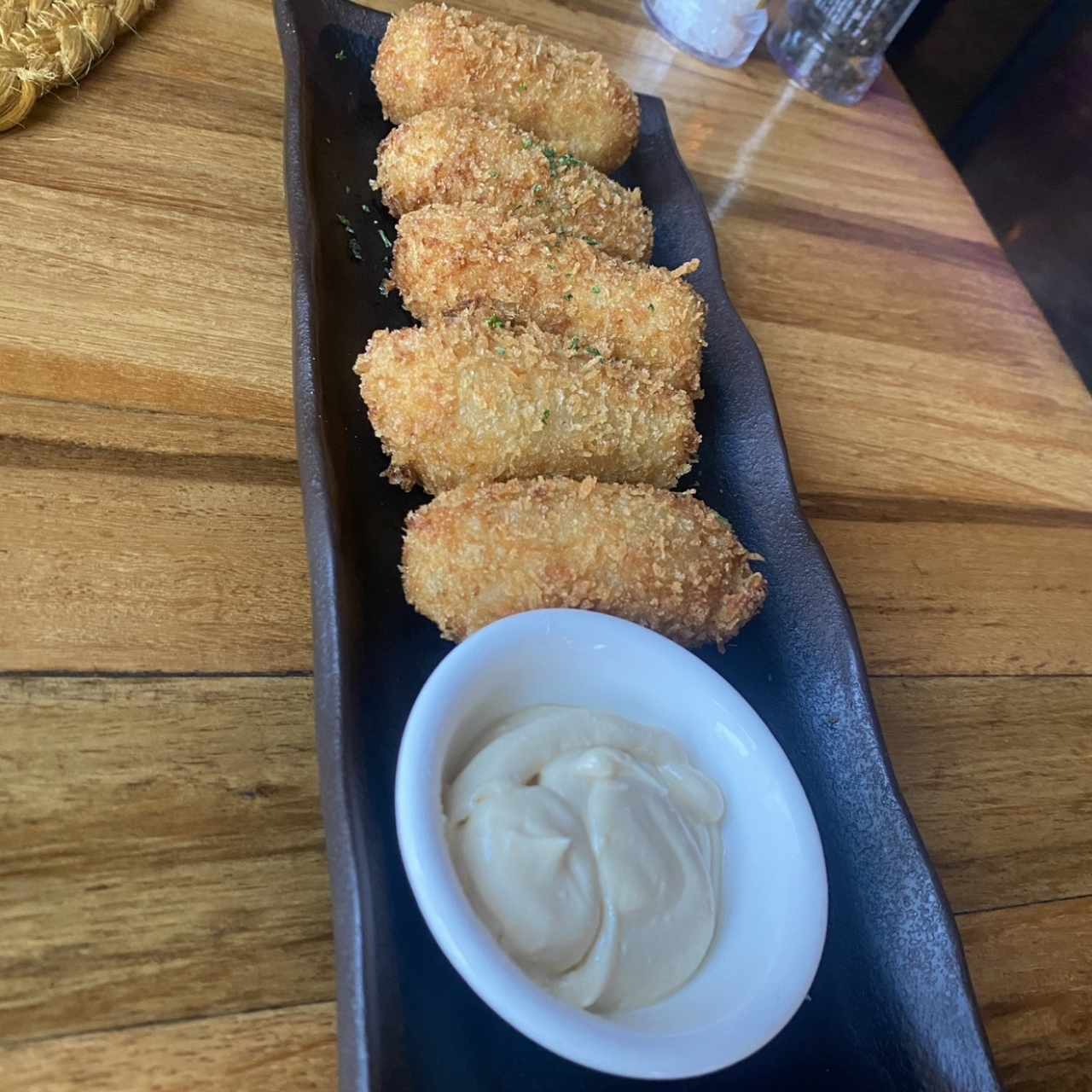 Croquetas cremosas de jamón ibérico de bellota