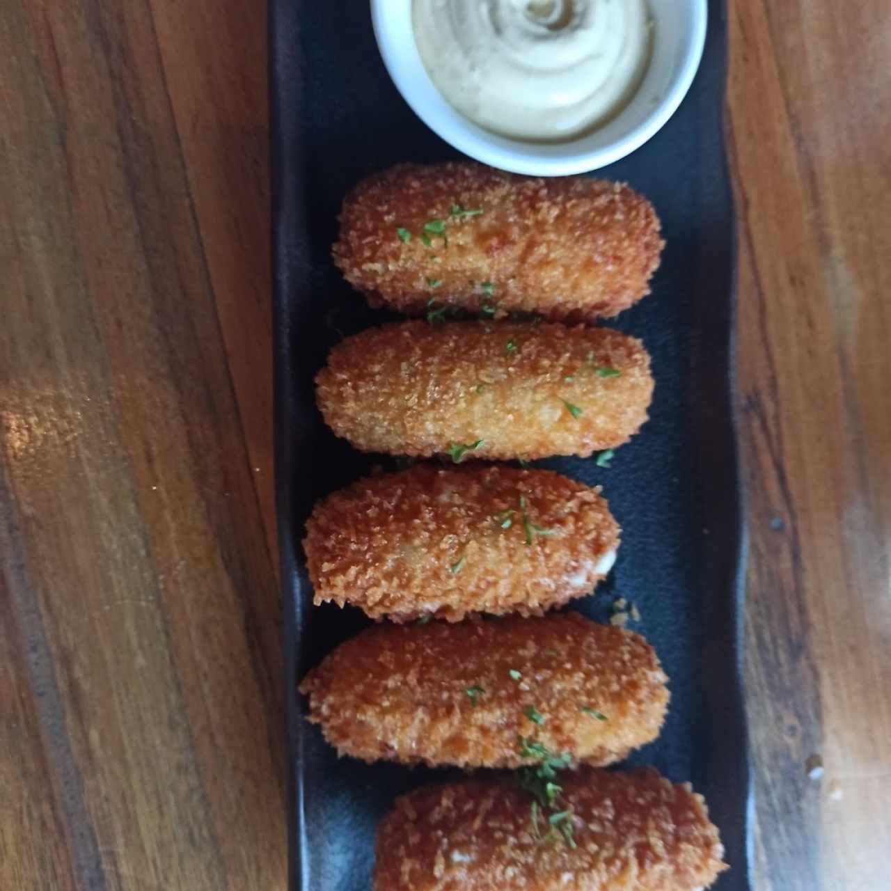 Croquetas cremosas de jamón ibérico de bellota