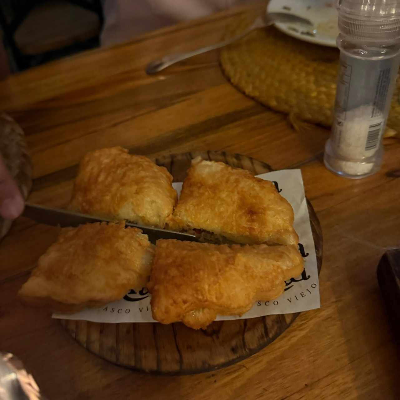 Empanadas argentinas de filete cortado a cuchillo