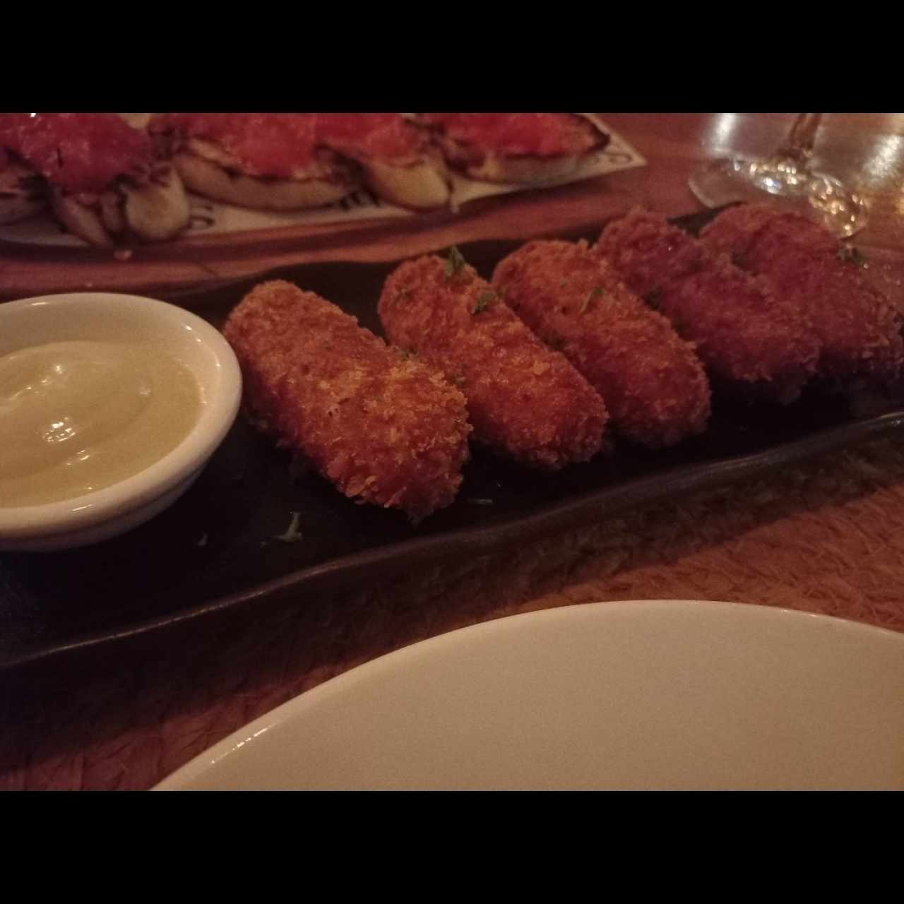 Croquetas cremosas de jamón ibérico de bellota