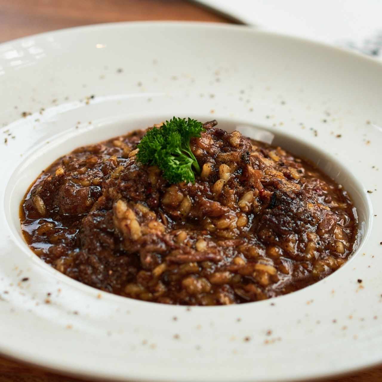 Arroz meloso de rabo de buey
