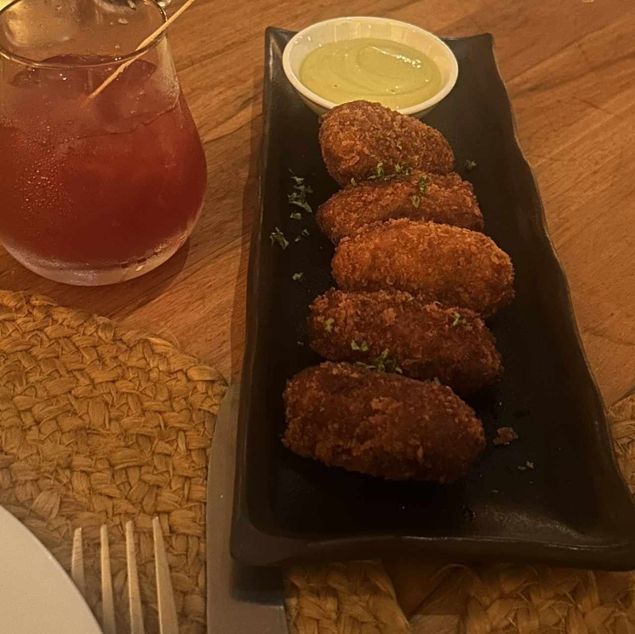 Croquetas cremosas de jamón ibérico de bellota