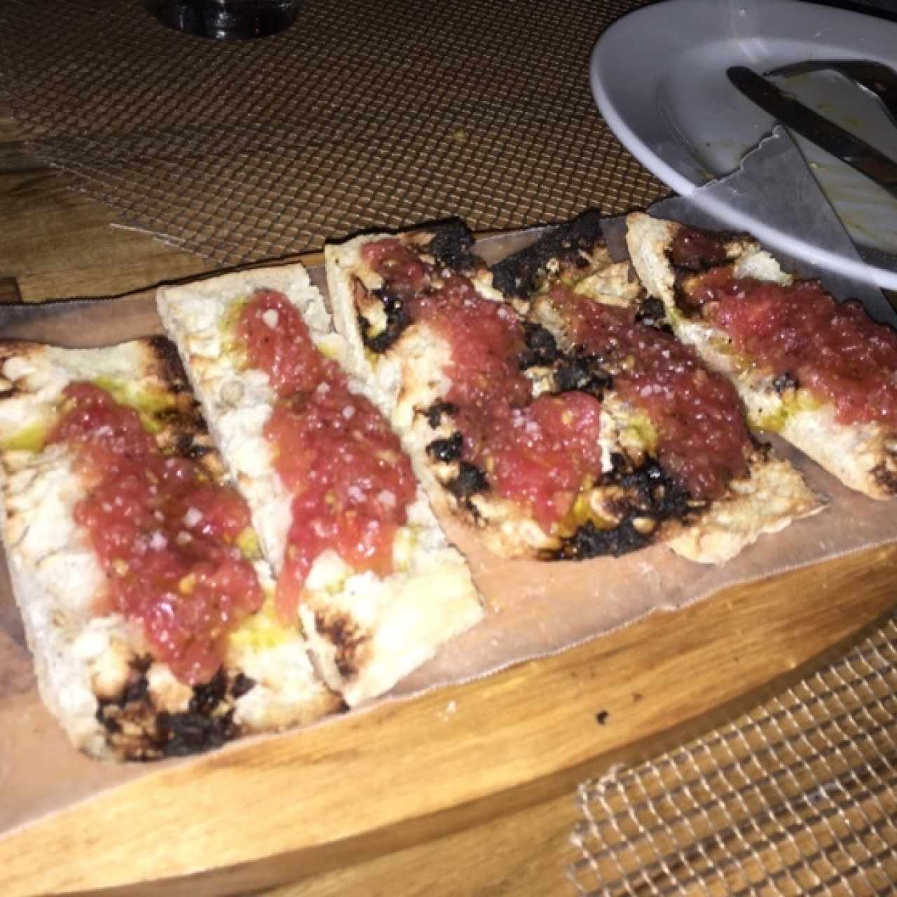Pan con tomate