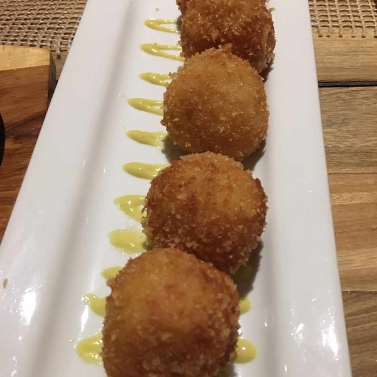 Croquetas de Bacalao y Pimentones