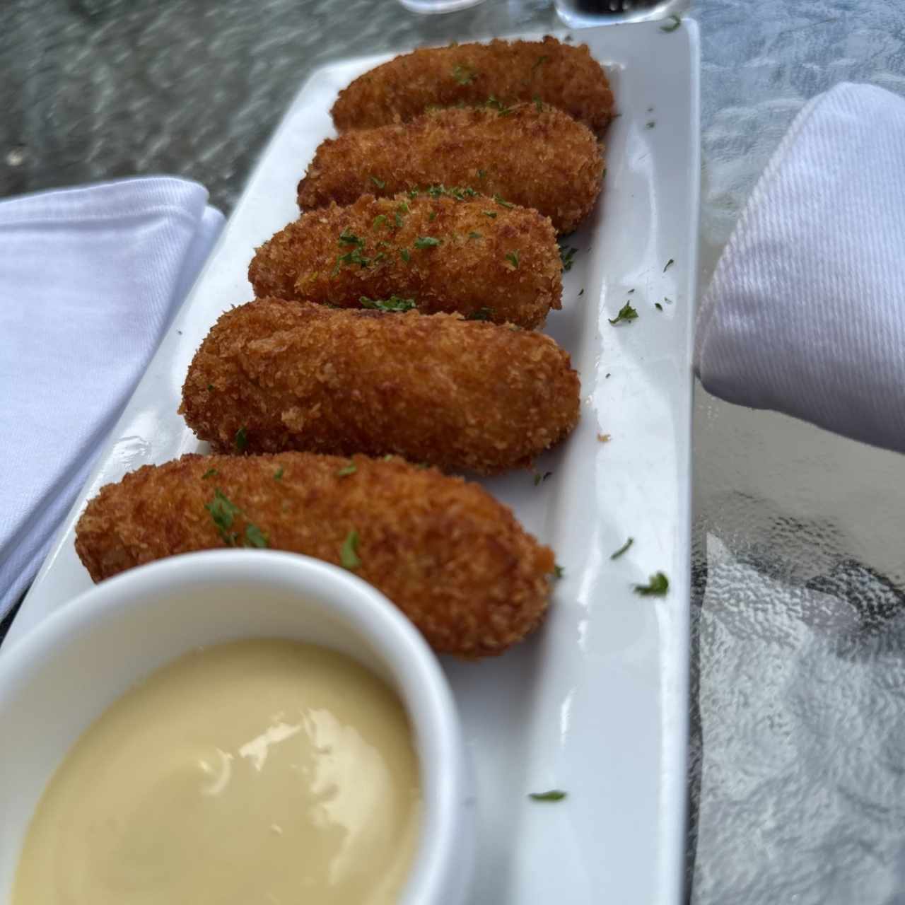 Croquetas cremosas de jamón ibérico de bellota