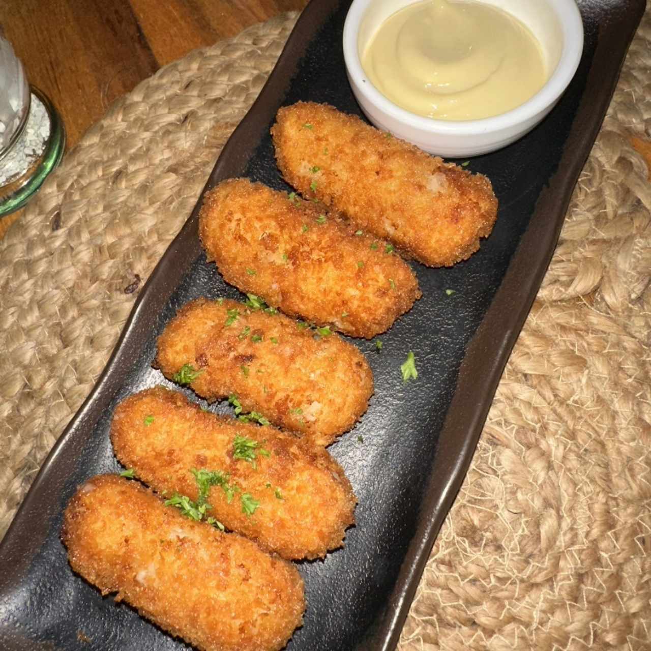 Croquetas cremosas de jamón ibérico de bellota