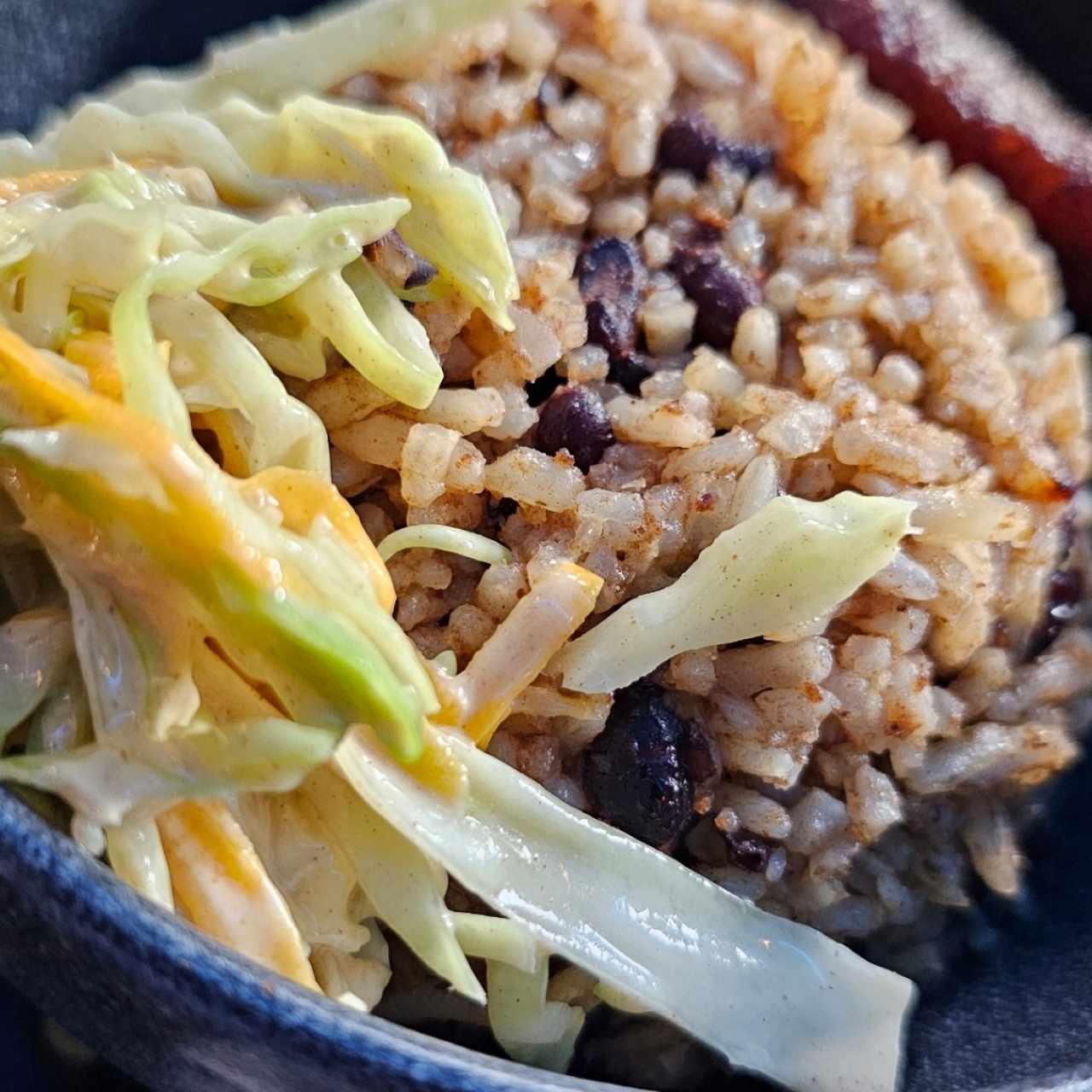 Arroz con Coco y Frijoles ( Vegano)