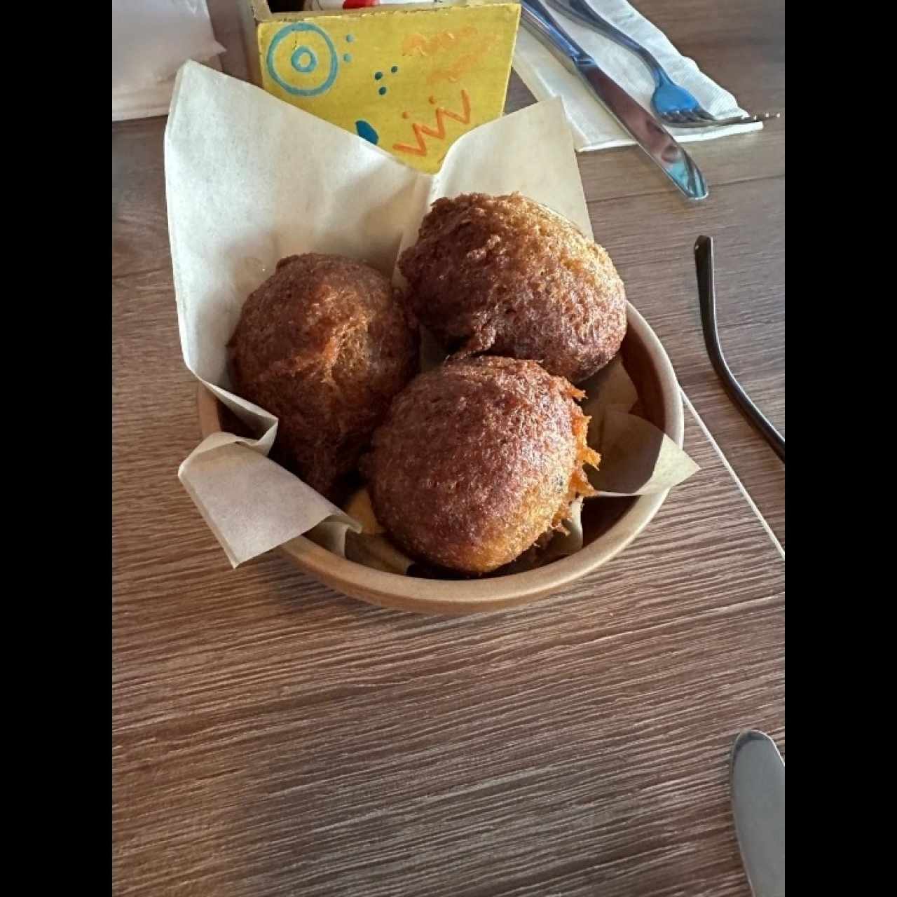 Porciones Pequeñas - Torrejitas de Bacalao