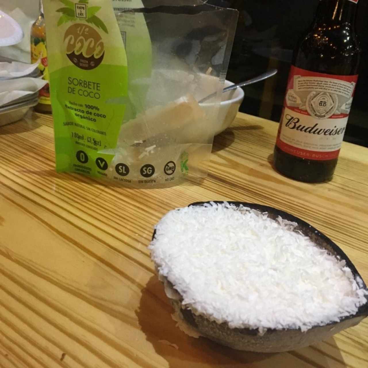 Helado de coco 