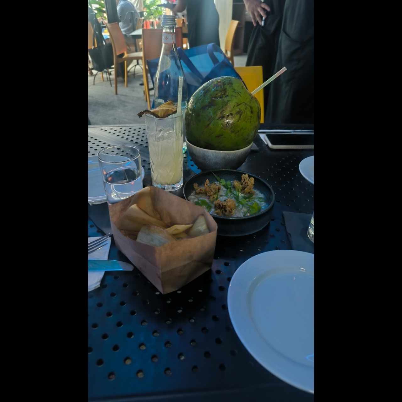 agua de pipa y piña colada