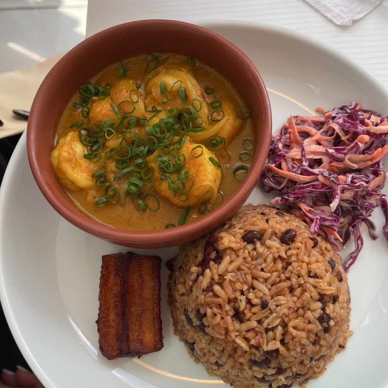 Camarones con salsa de coco🤤🤤🤤