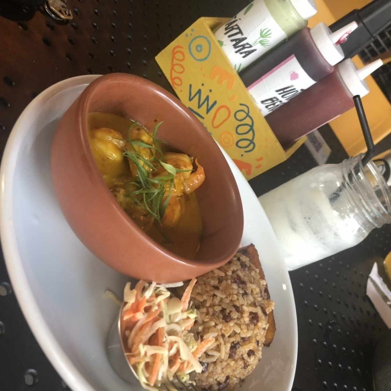Camarones con Coco +Acompañamiento
