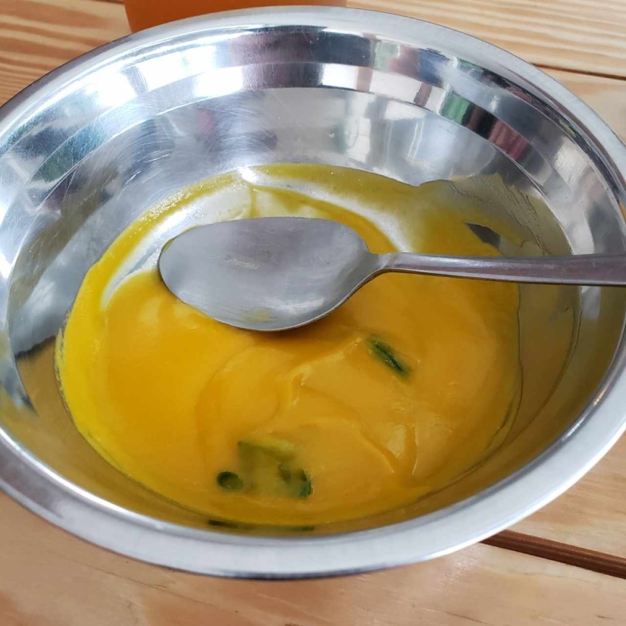 crema de zapallo con leche de coco
