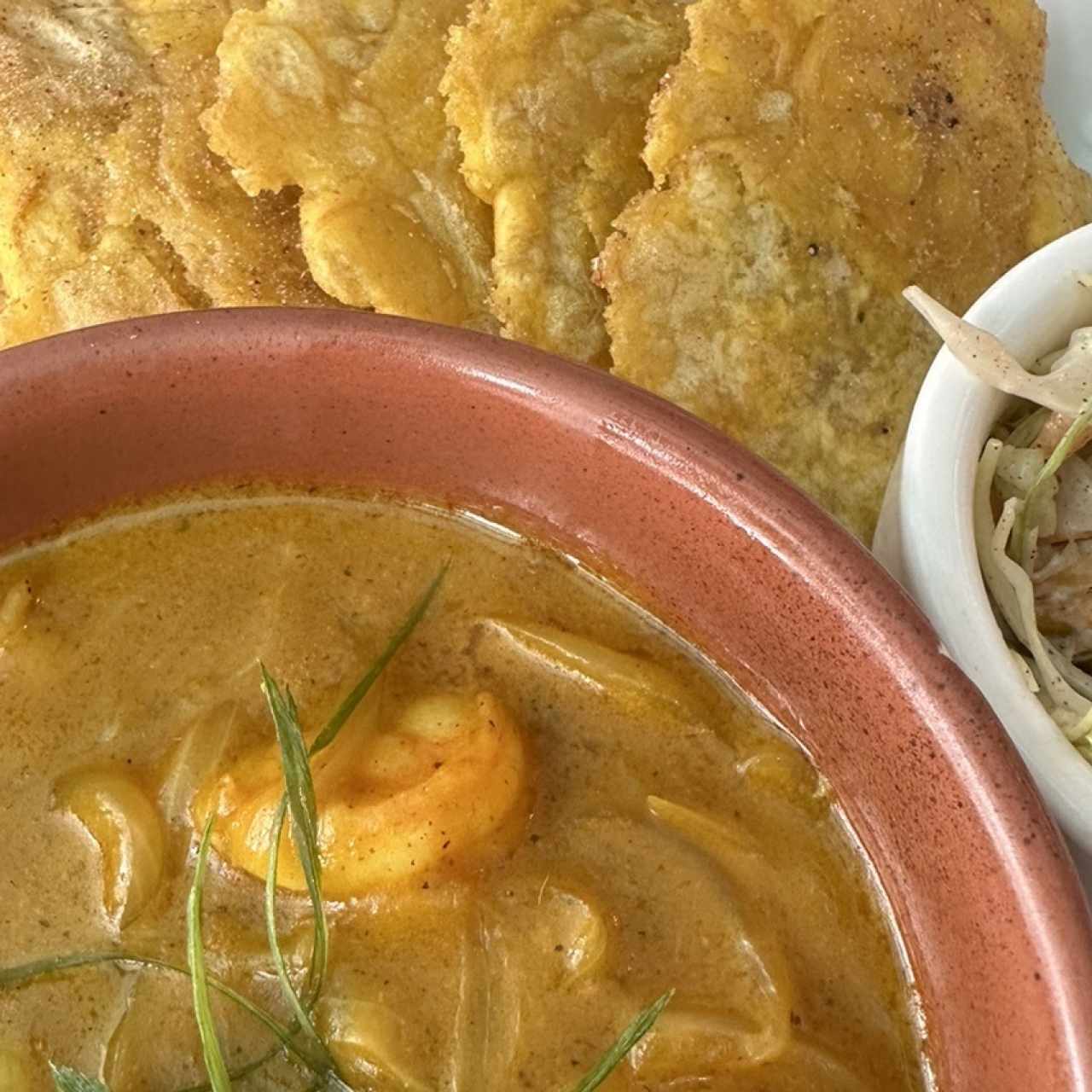 Camarones con Coco +Acompañamiento