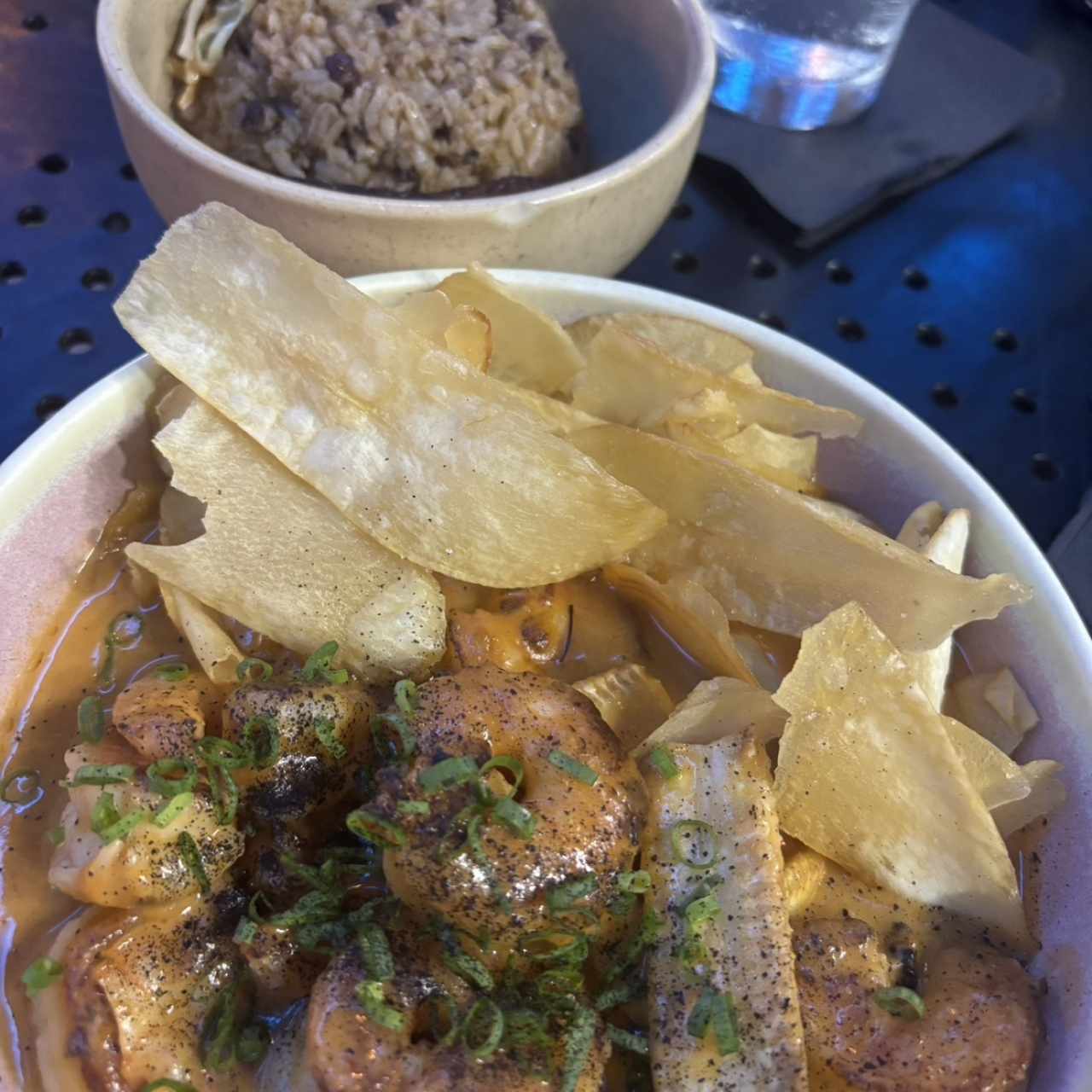 Camarones con Coco y Curry rojo