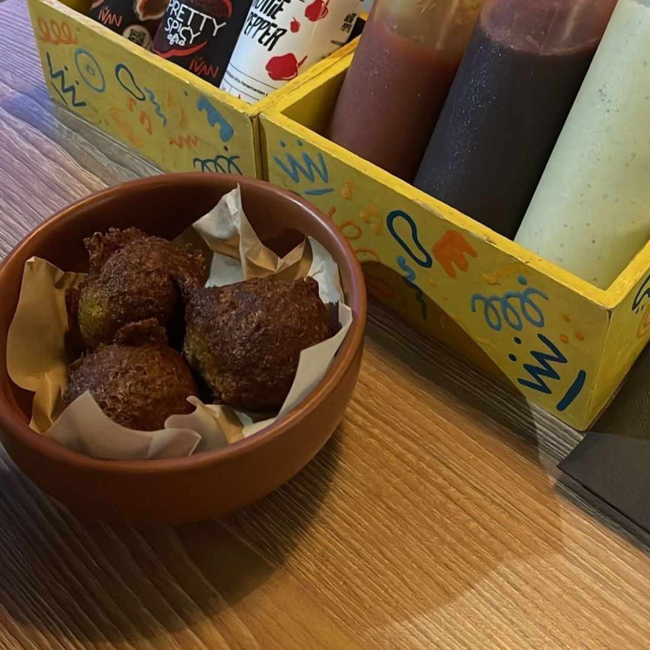 Porciones Pequeñas - Torrejitas de Bacalao