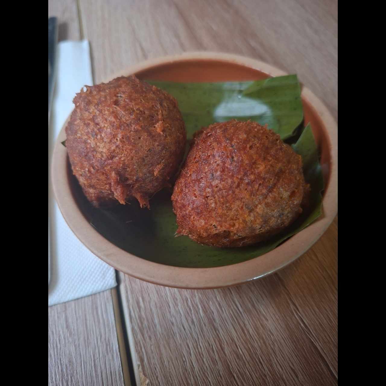 Porciones Pequeñas - Torrejitas de Bacalao