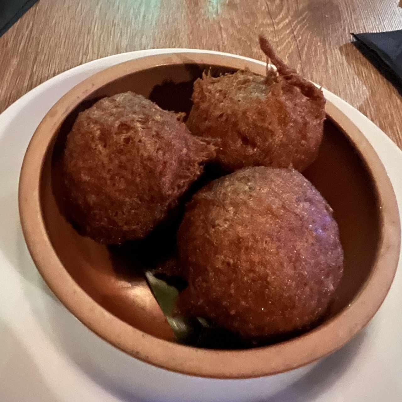 Porciones Pequeñas - Torrejitas de Bacalao