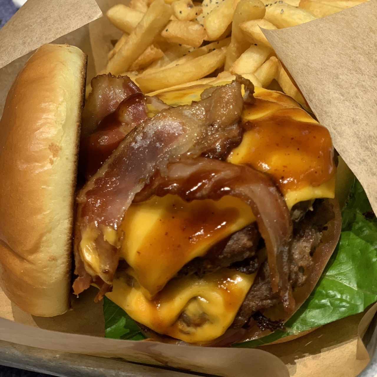 Doble Bacon Cheese Burger