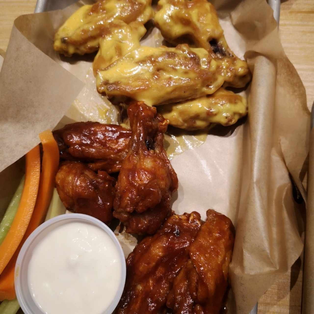 Alitas tamaño small 