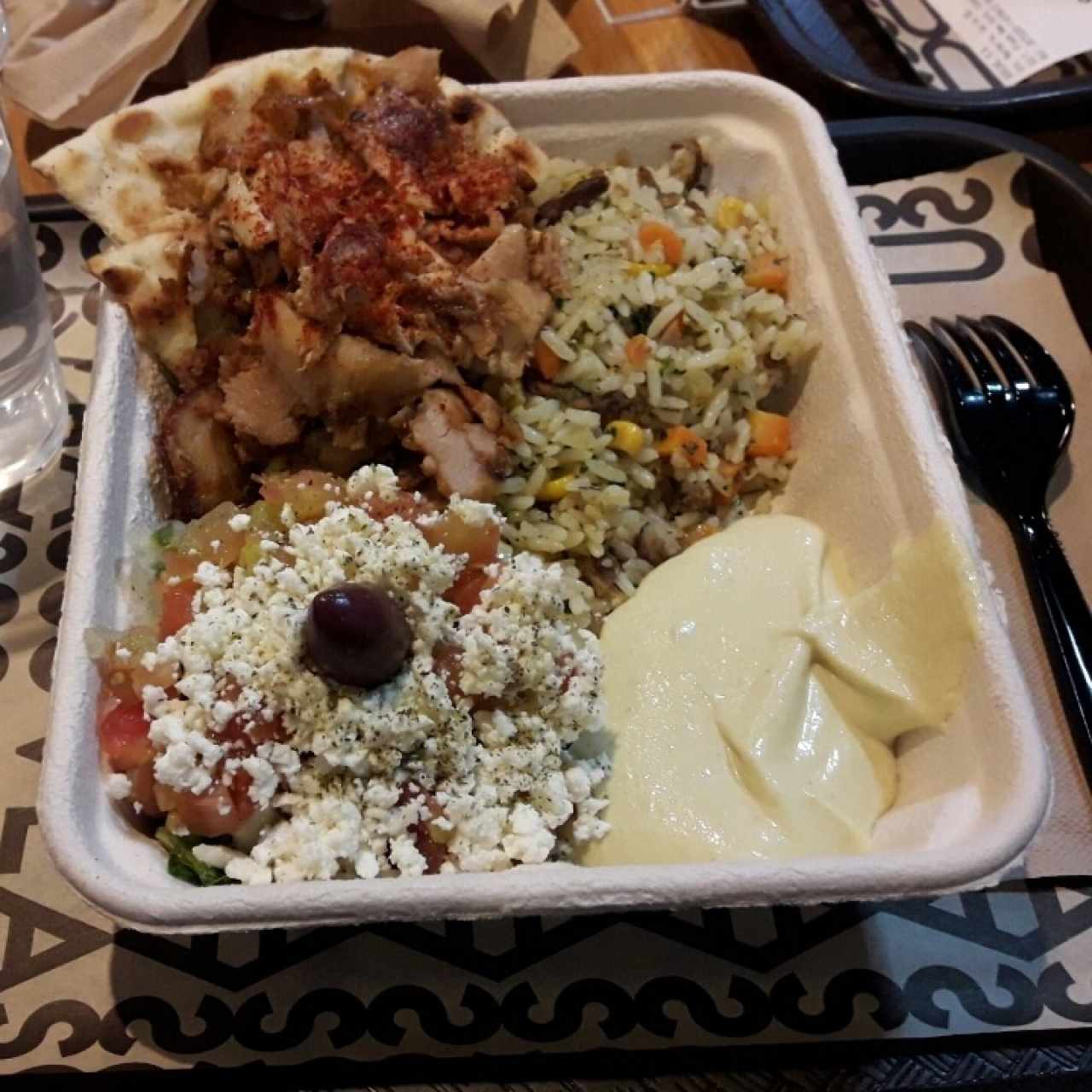 Chicken Yeero Platter