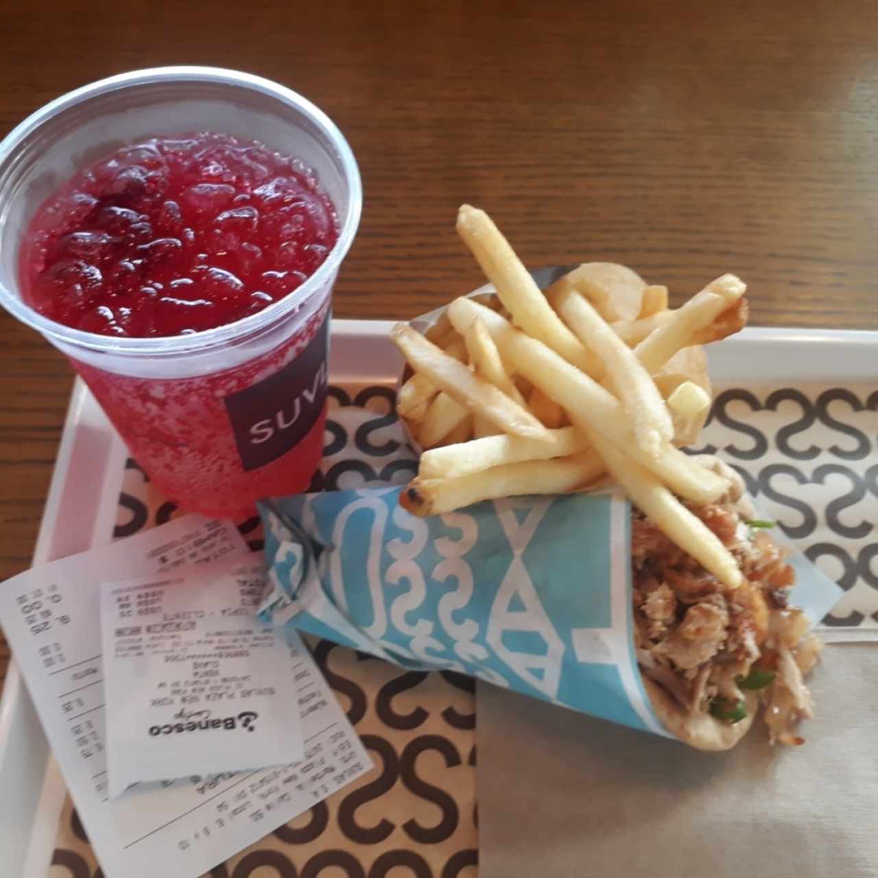 Pita pollo en combo