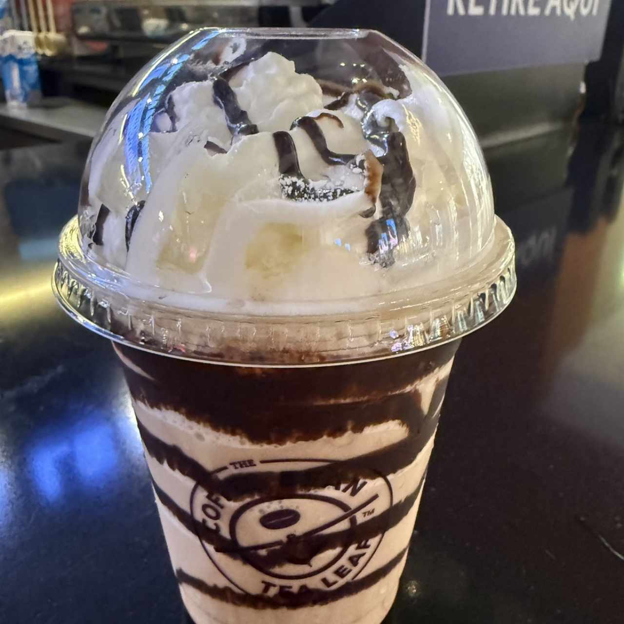 Ice blended white chocolate 