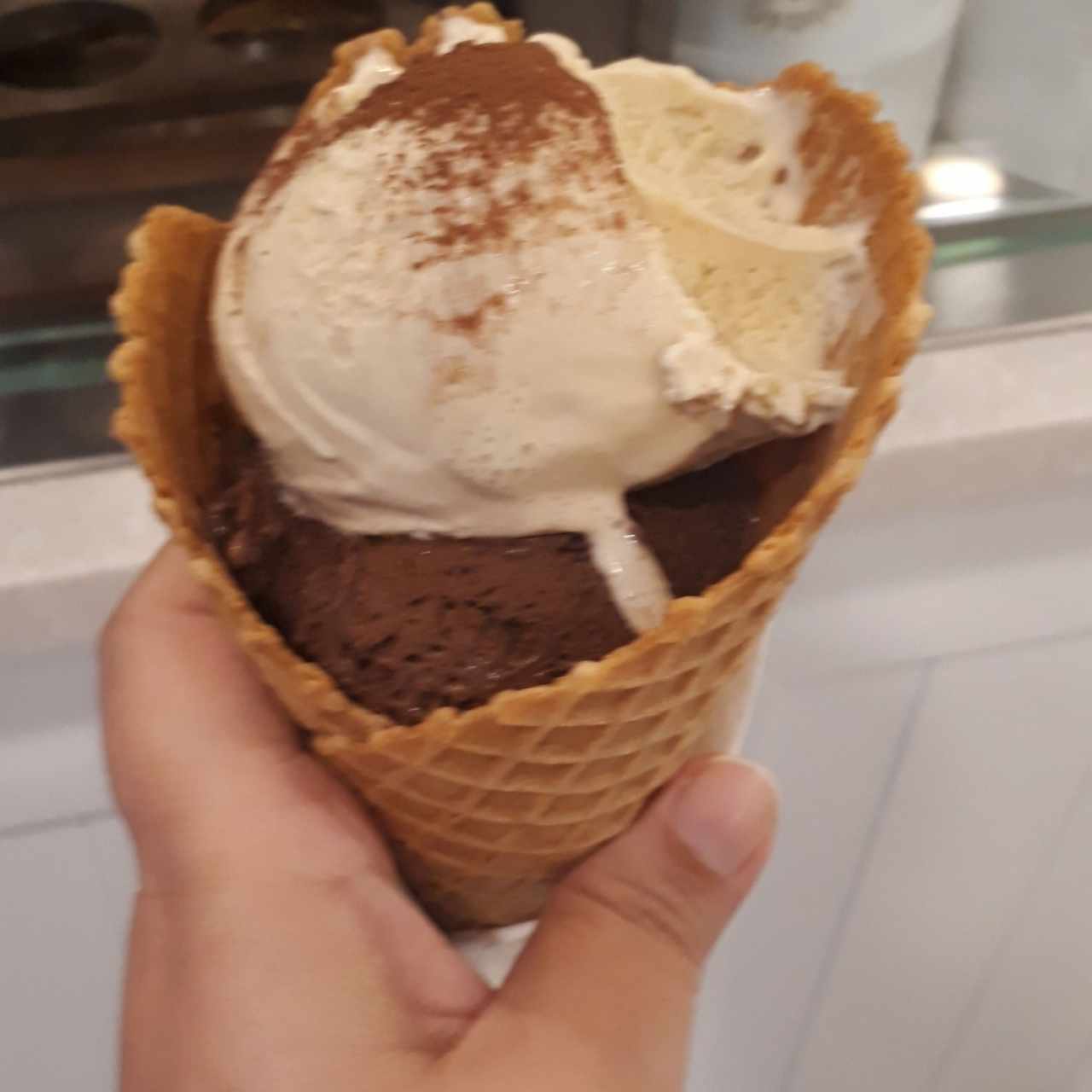 tiramisú y chocolate dark 