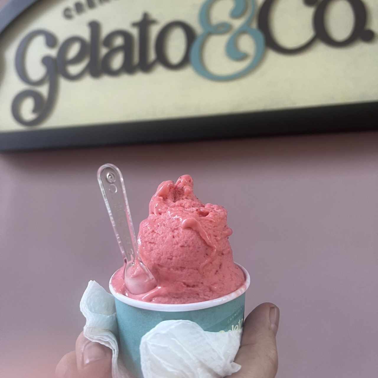 Sorbeto de fresa