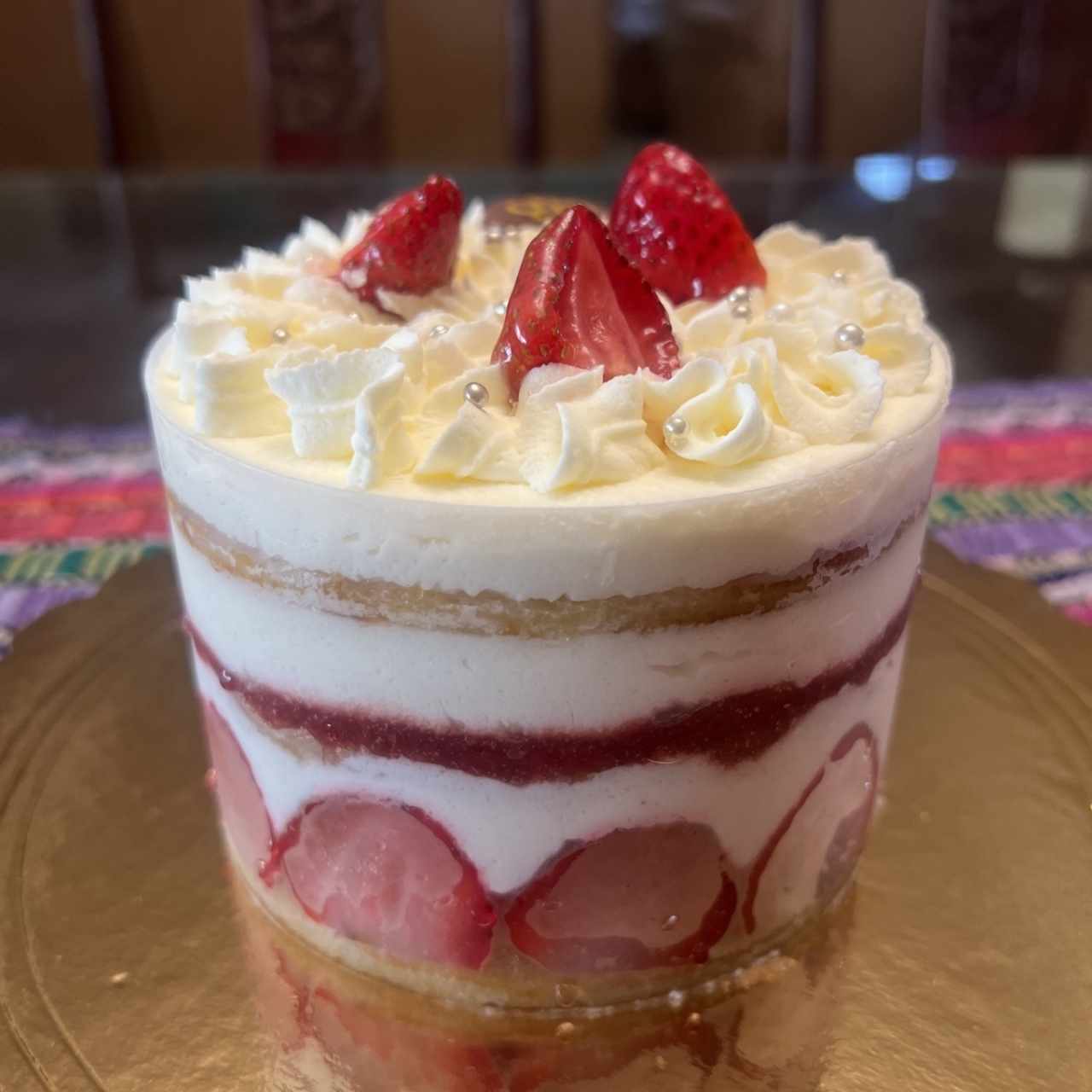 Cake de fresas
