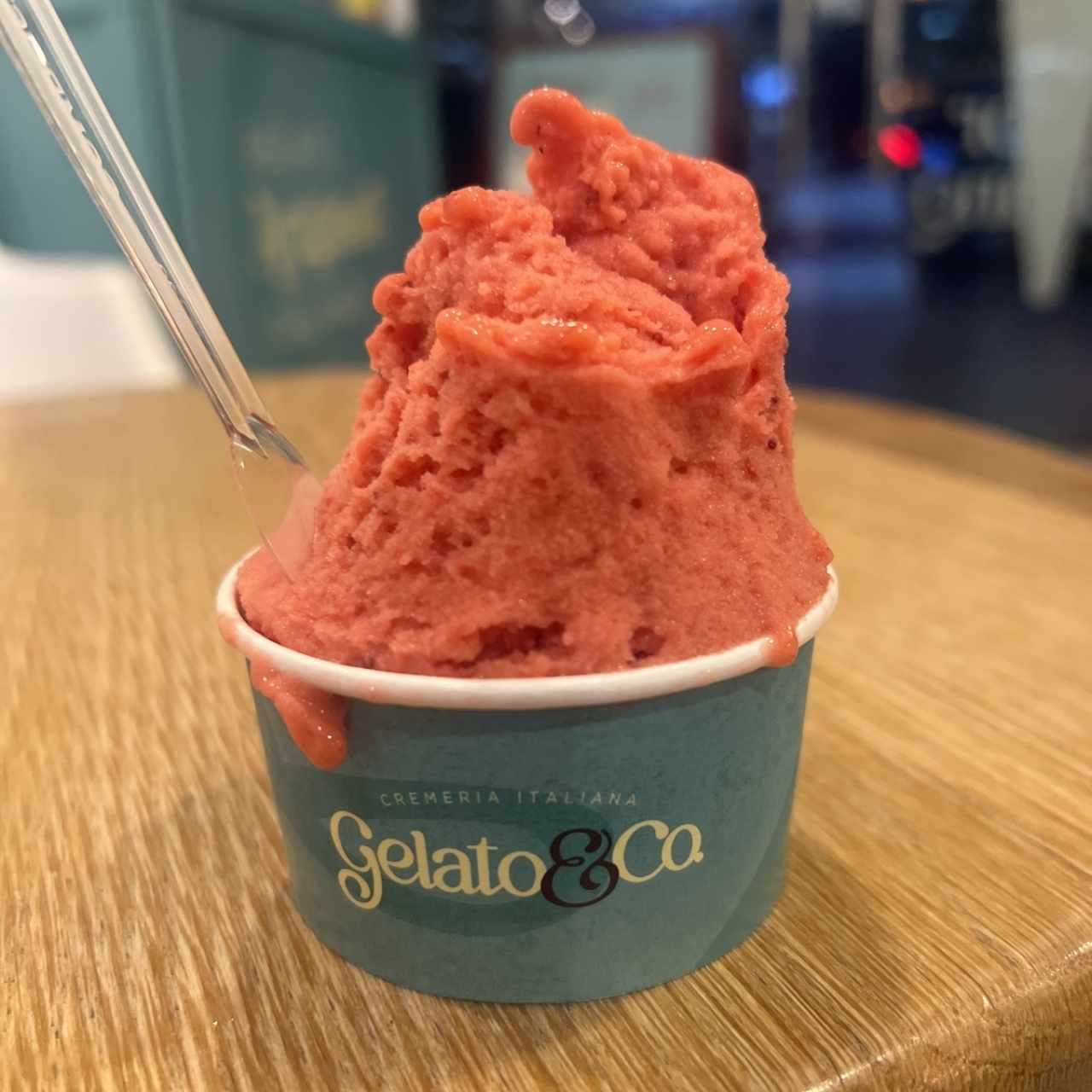 Sorbeto de fresa