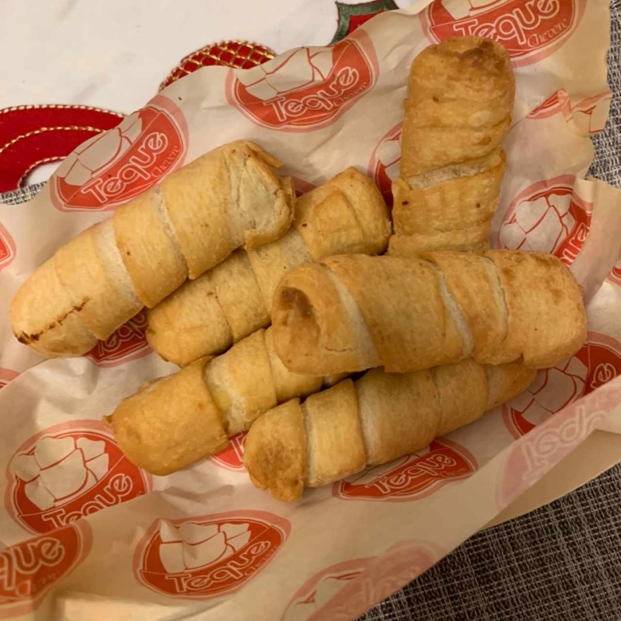 Tequeños de queso blanco 6 unidades