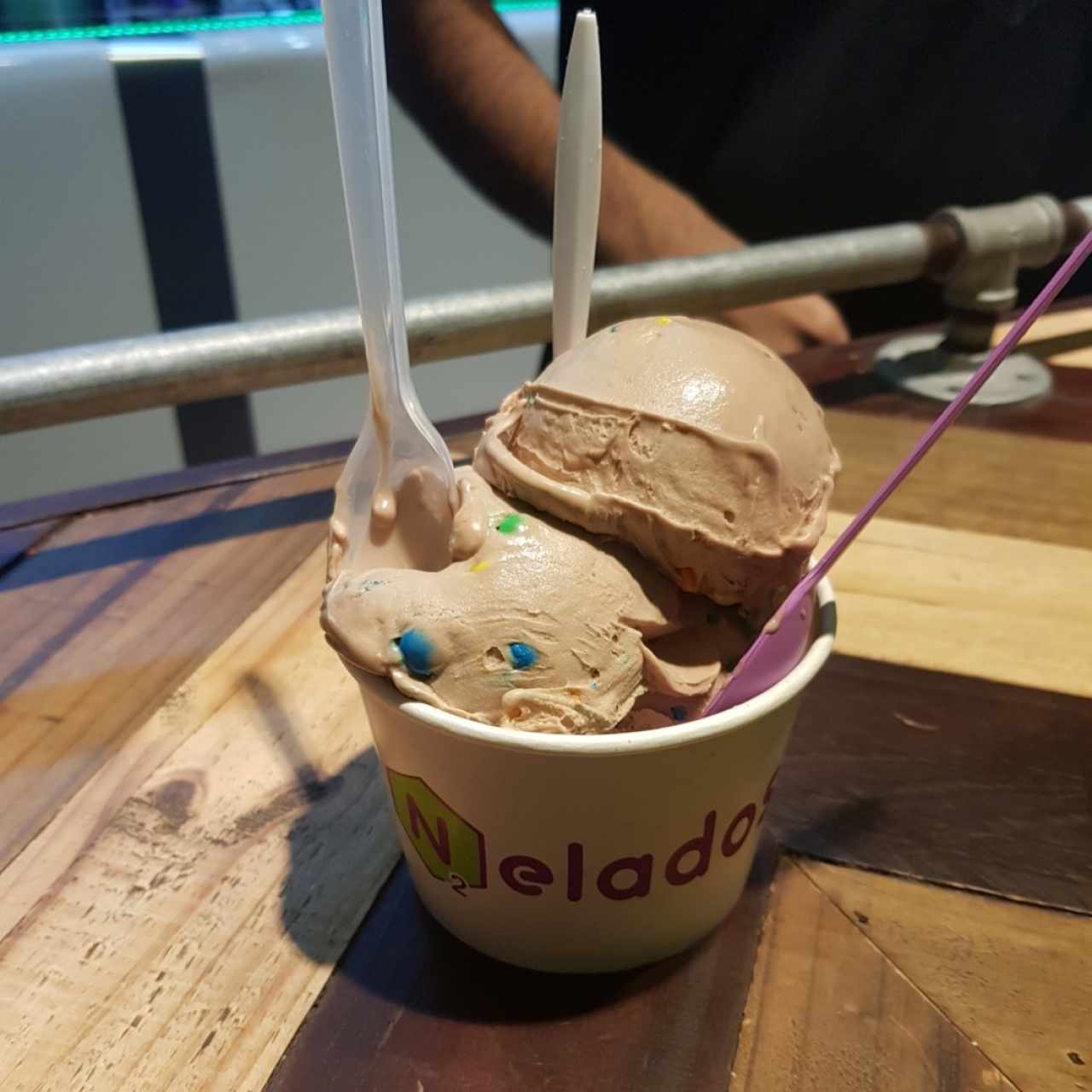 Helado Buco - Nutella y M&M