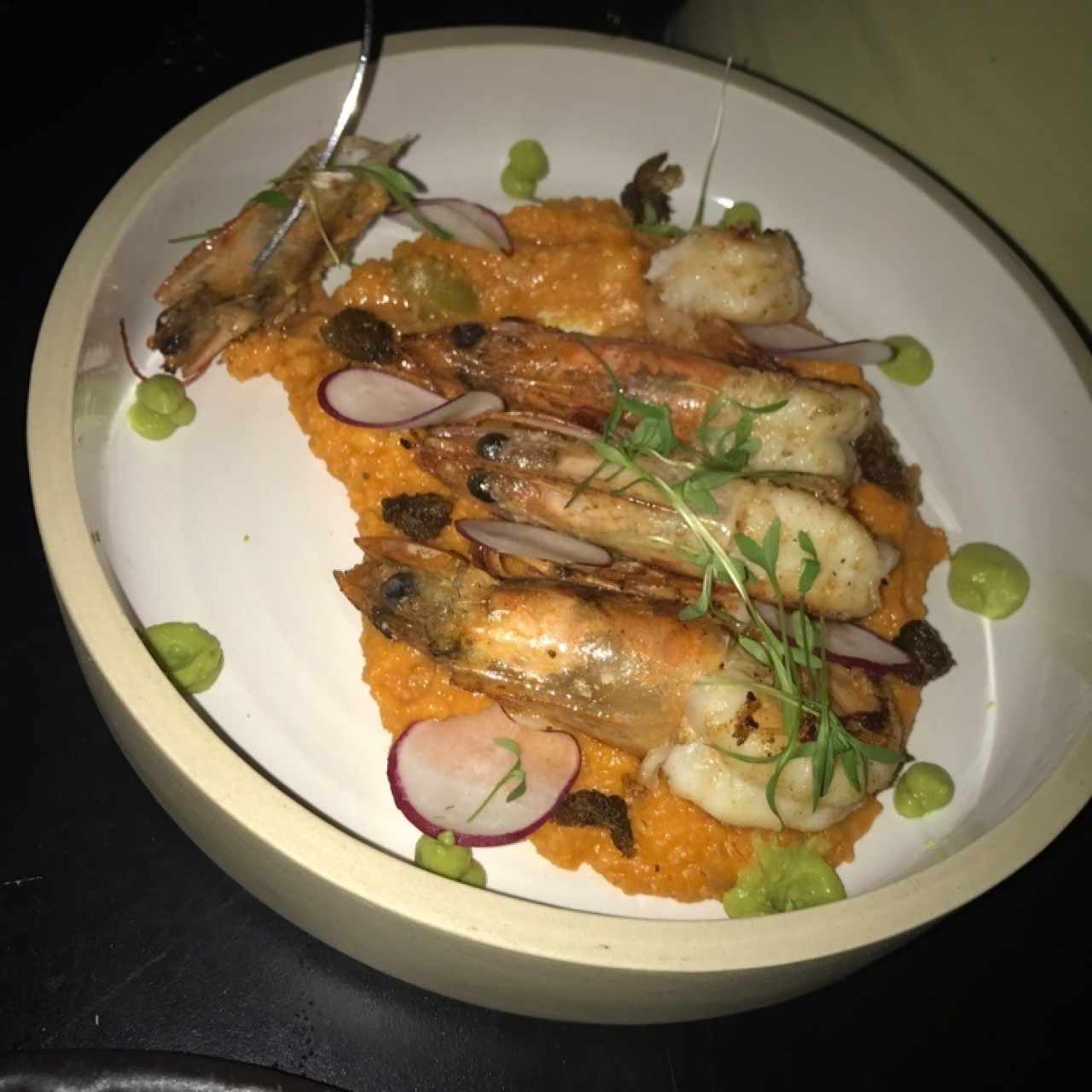 tamal de langostinos 