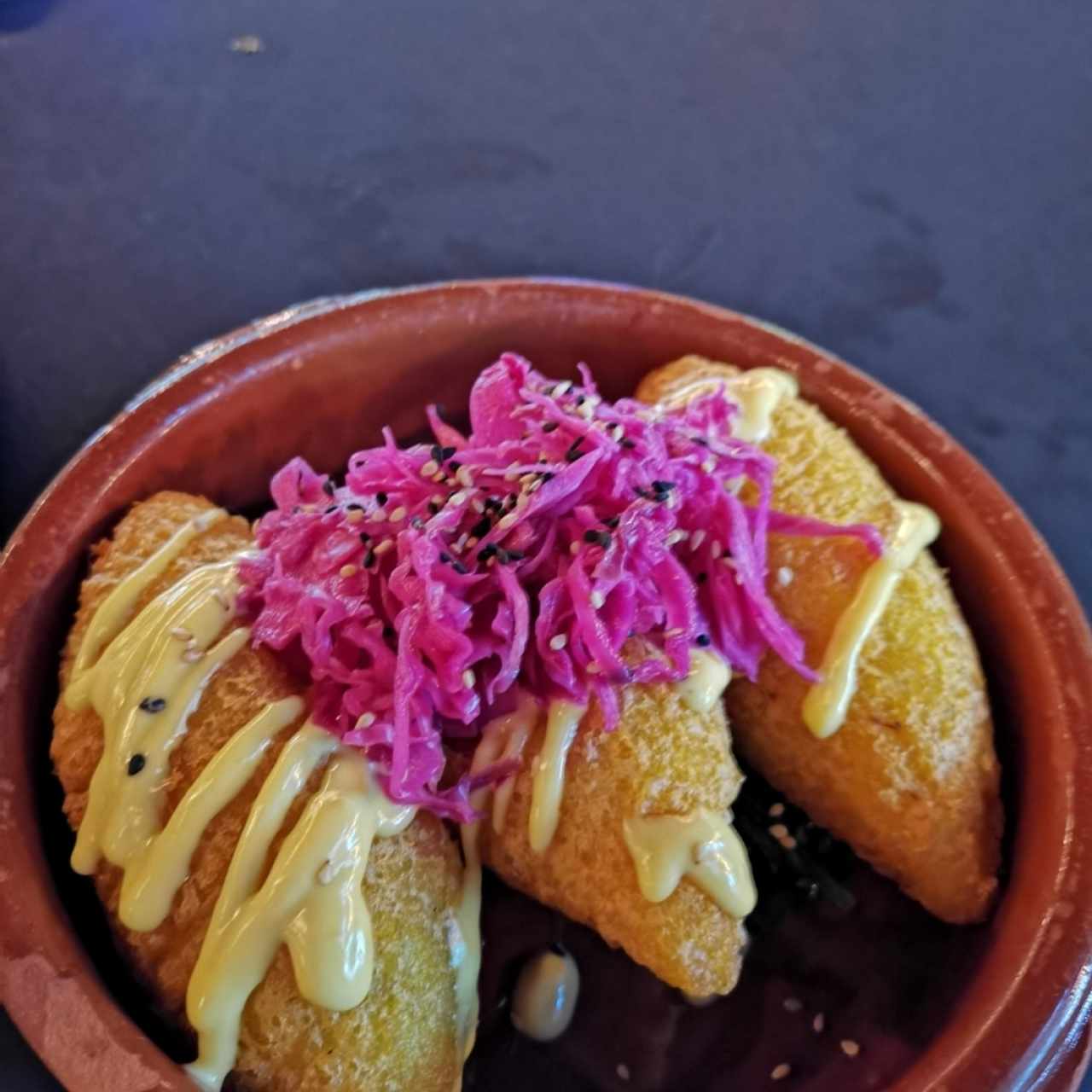 Carimañolas de pulpo 