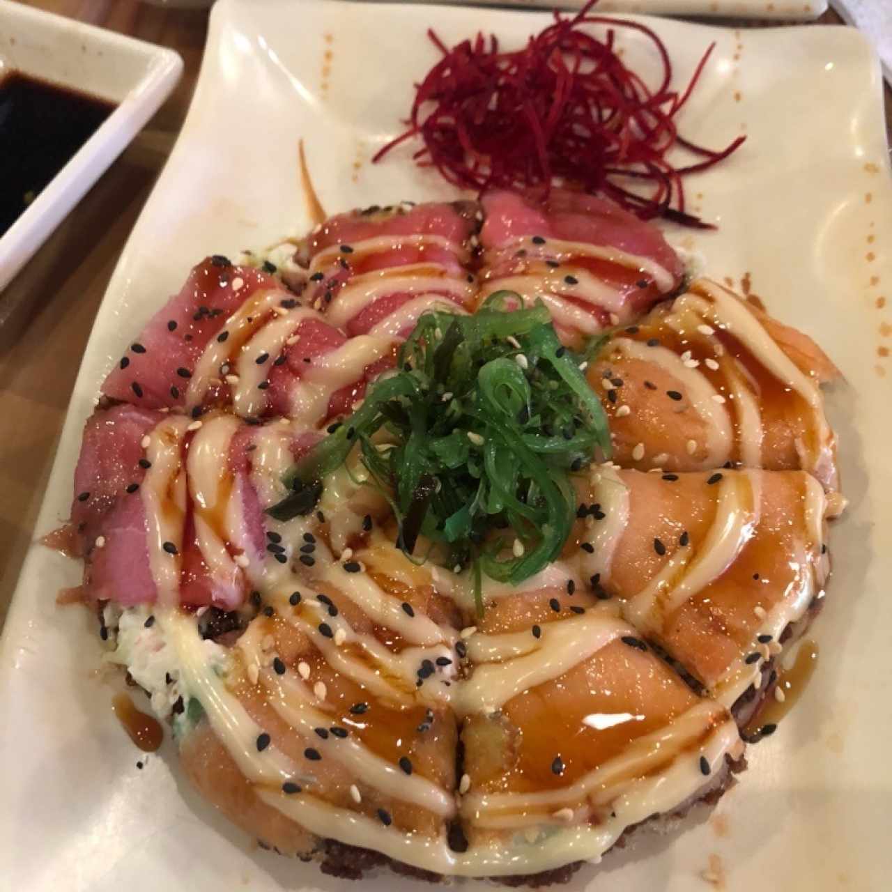sushi pizza