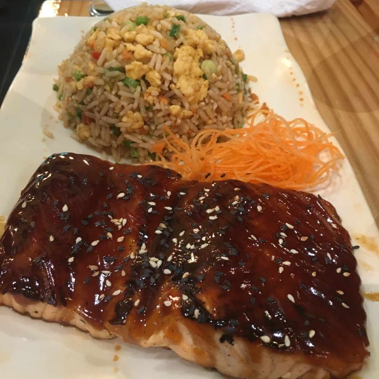 tepanyaki de salmon 