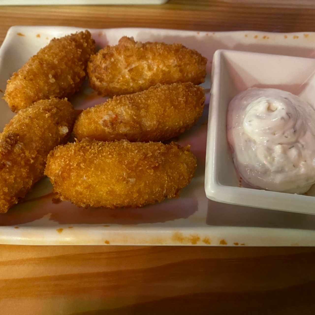 croquetas de cangrejo