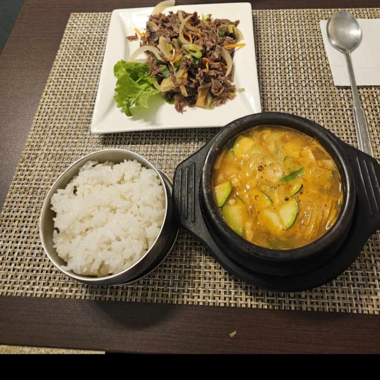 Combos - Doejang Jjigae & Bulgogi