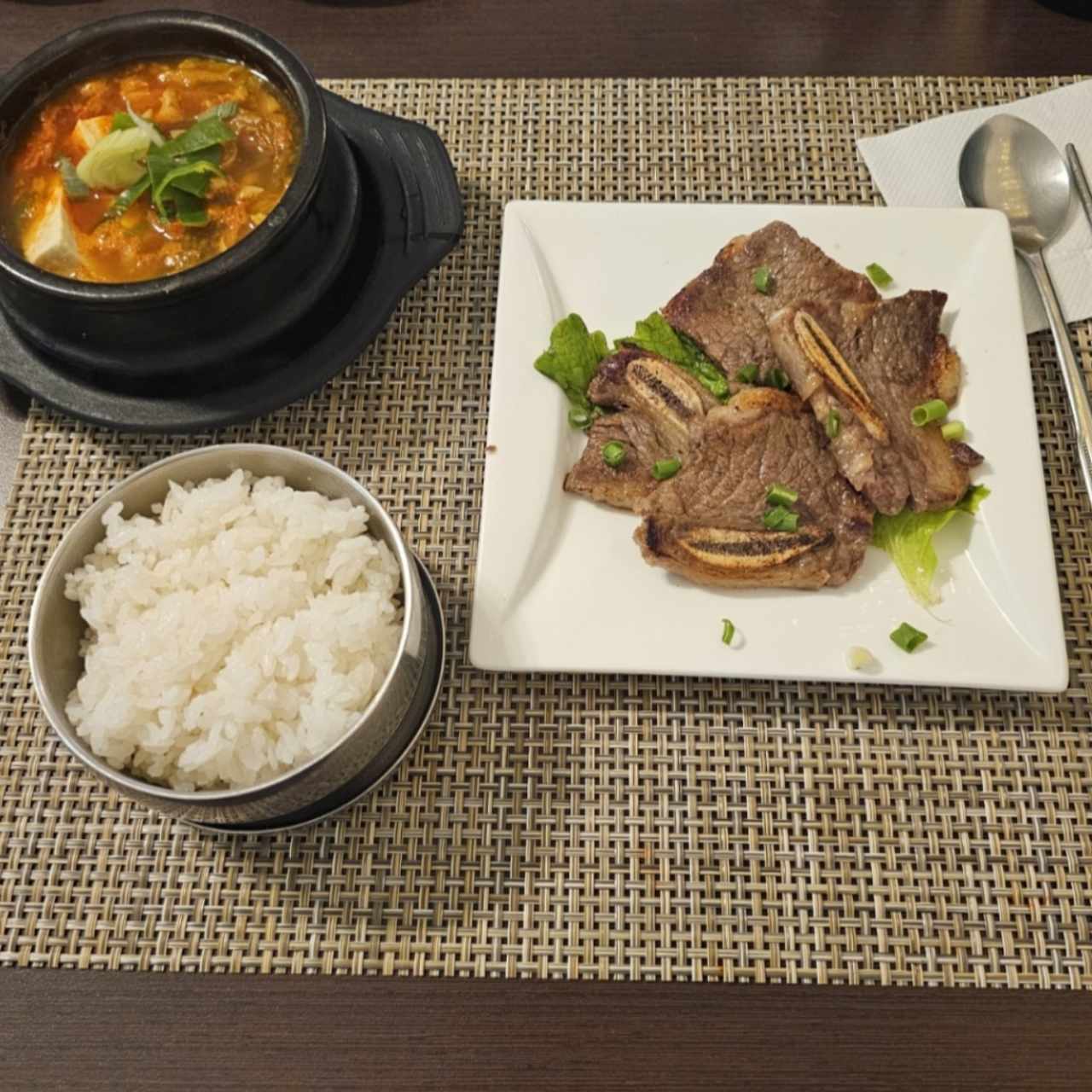 Kimchi Jjigae & L.A Galbi