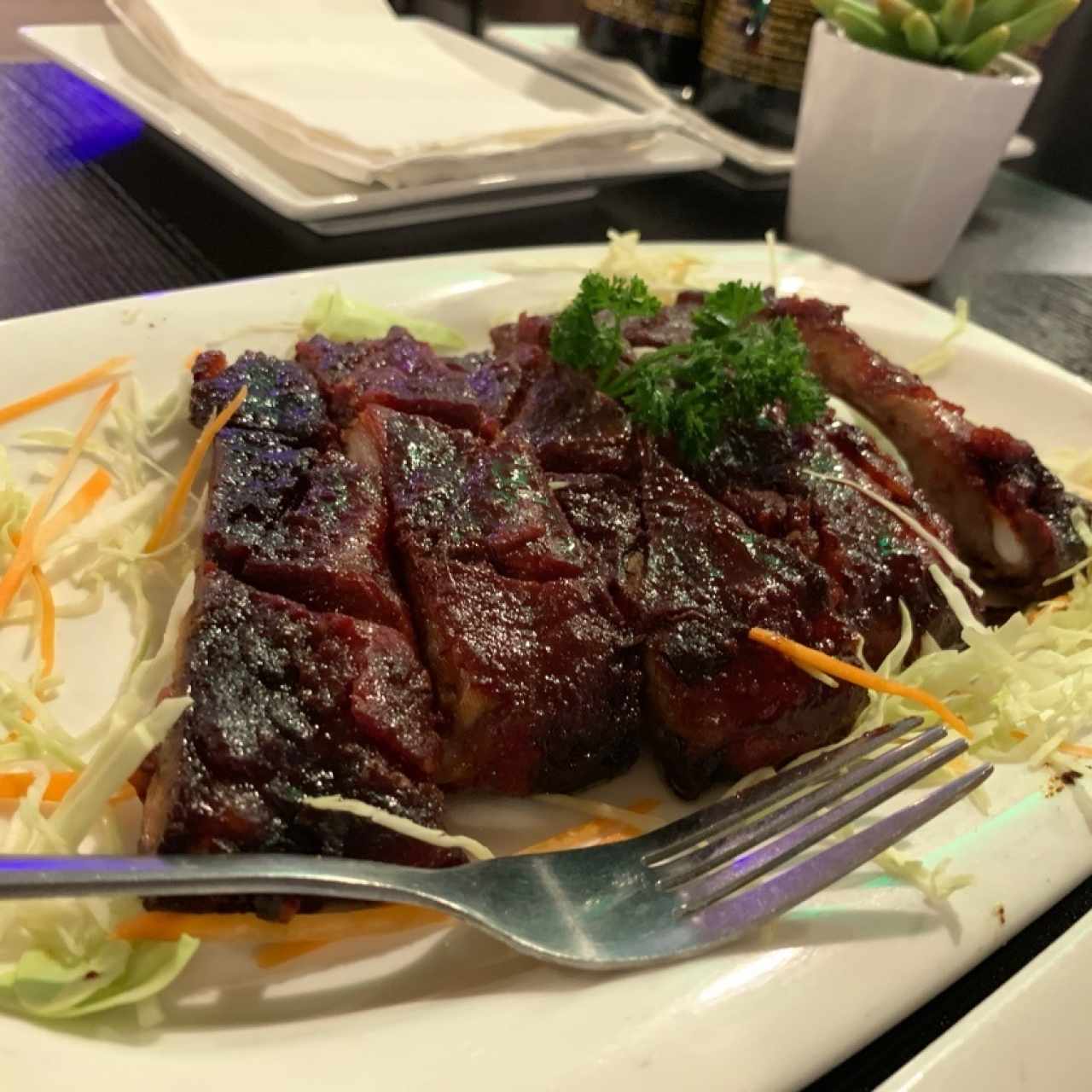 Costillas asadas
