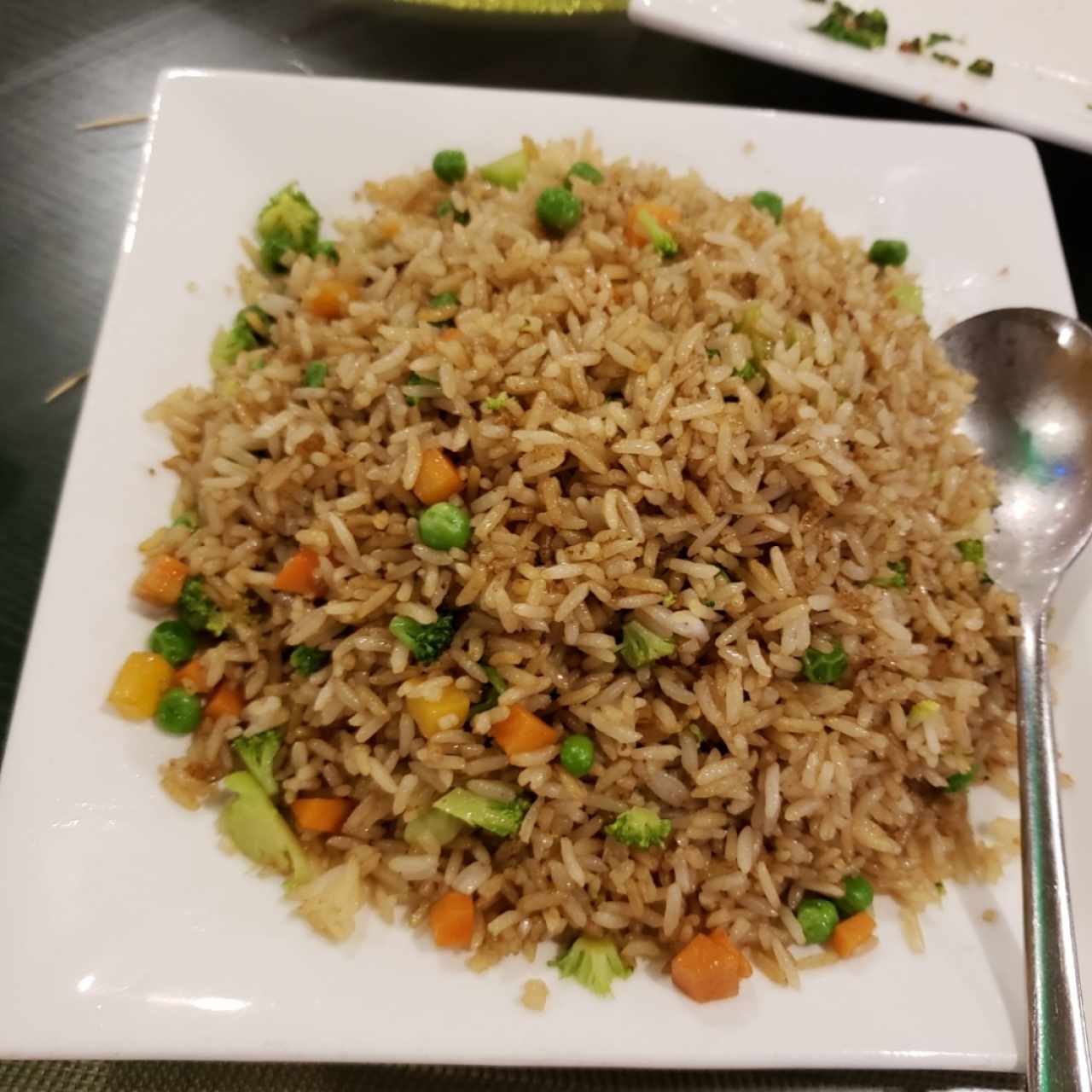 Arroz frito de vegtales 