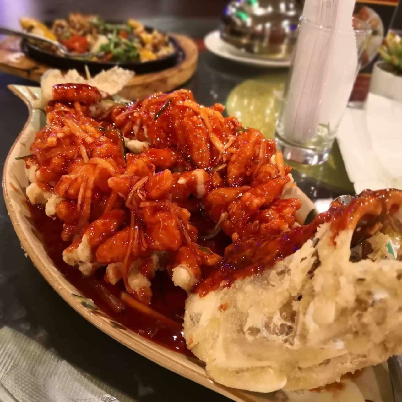 Mariscos - Pescado agridulce entero