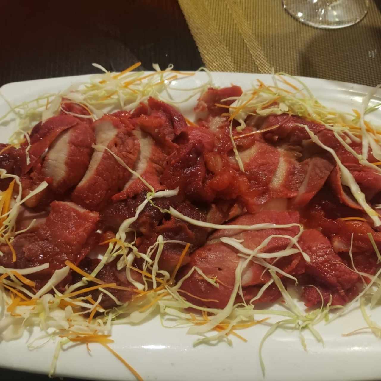 Puerco asado en salsa de miel
