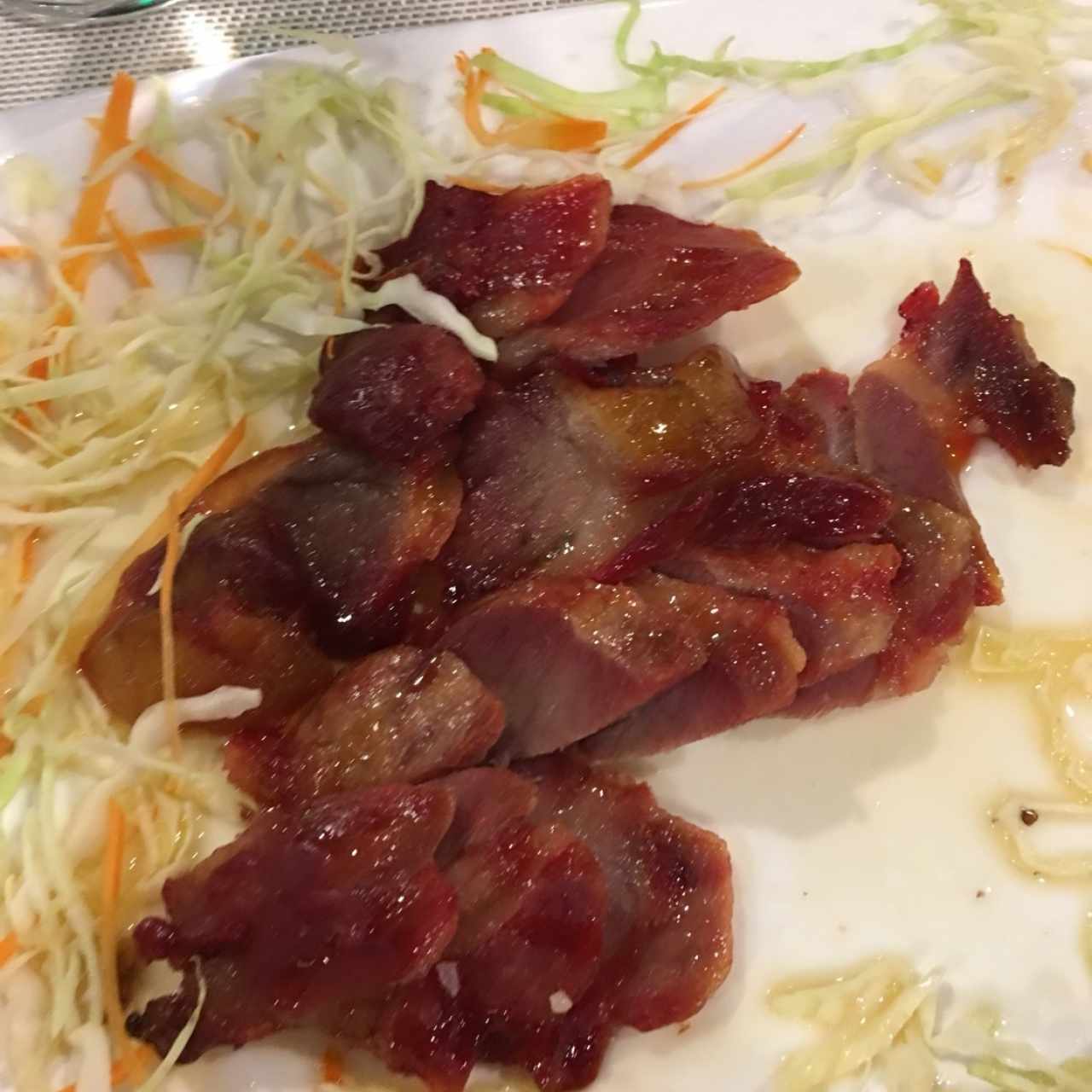 Puerco asado en salsa de miel
