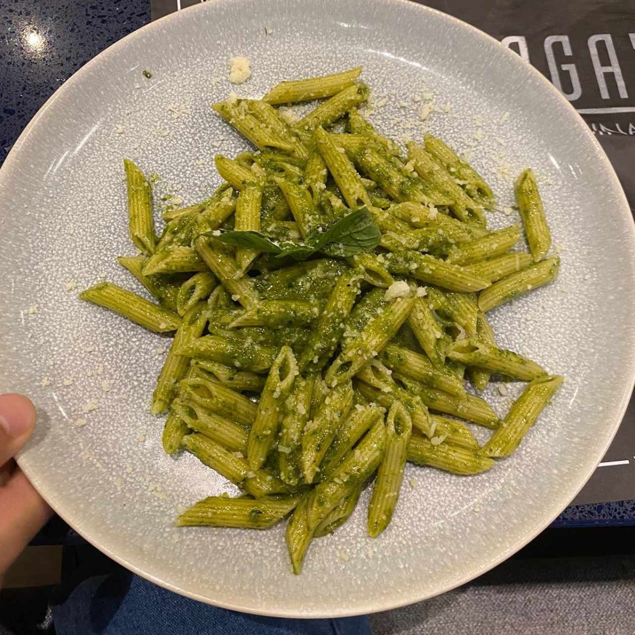 Pasta pesto Genovese