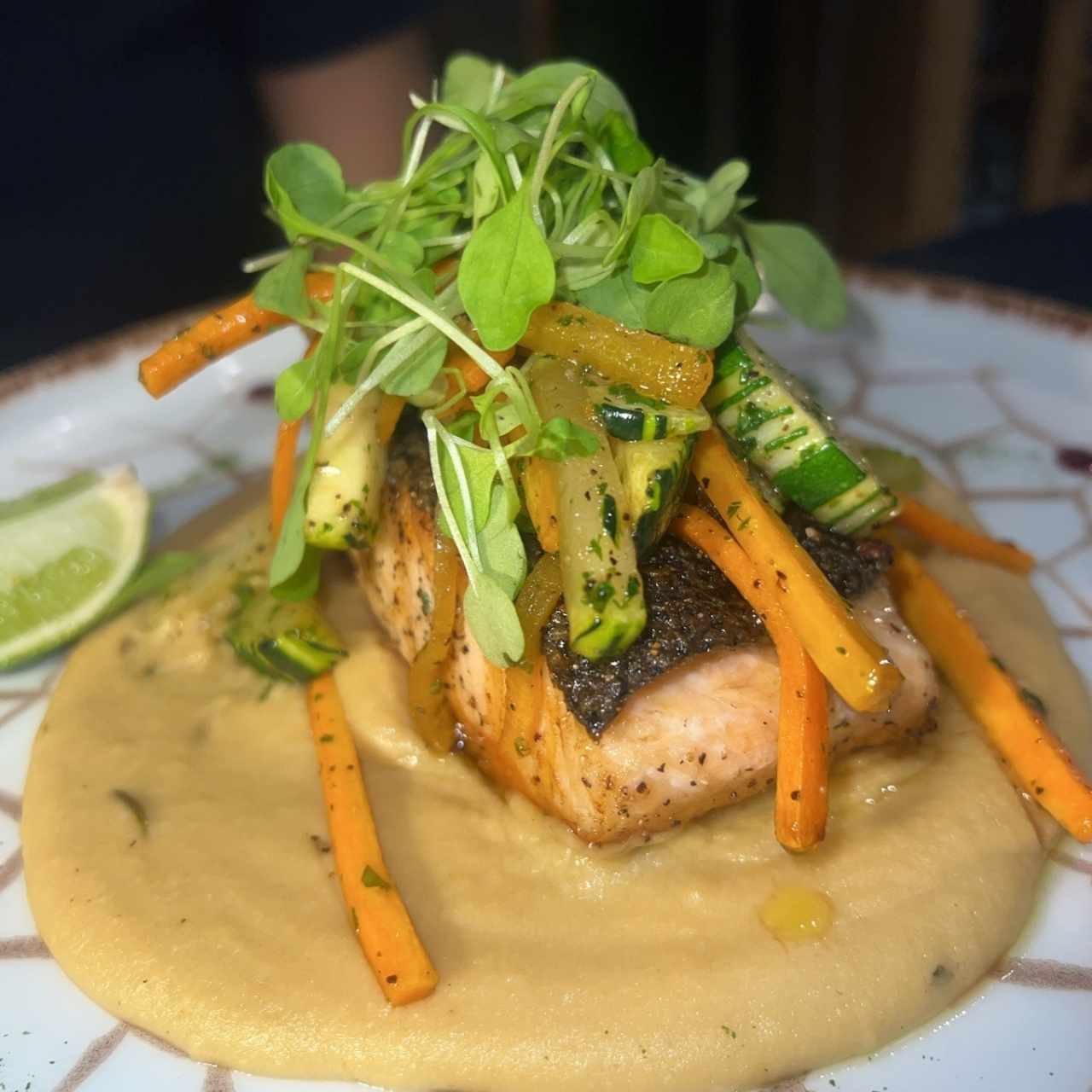 Salmone a la Piastra