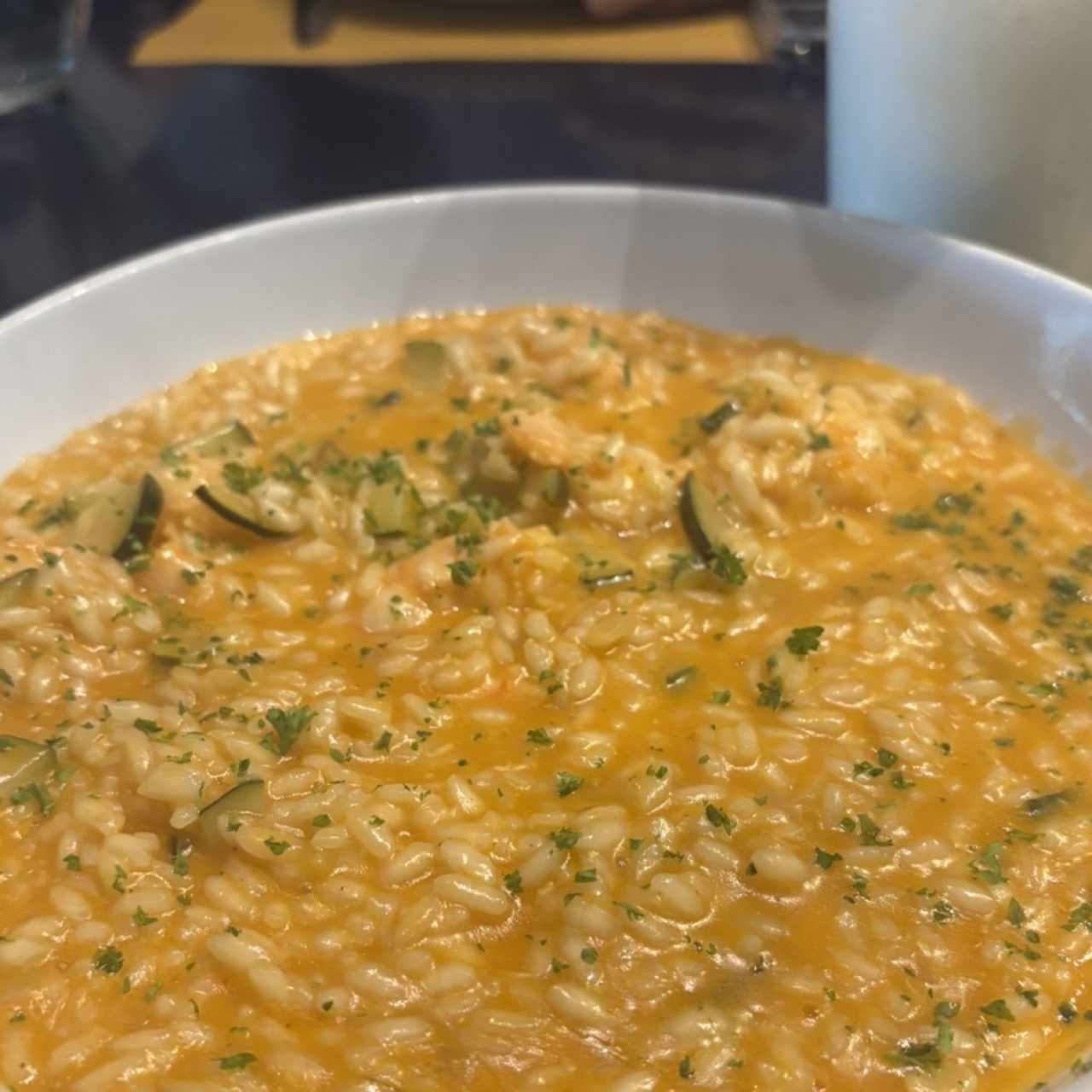 Risotto Gamberi e Zucchine