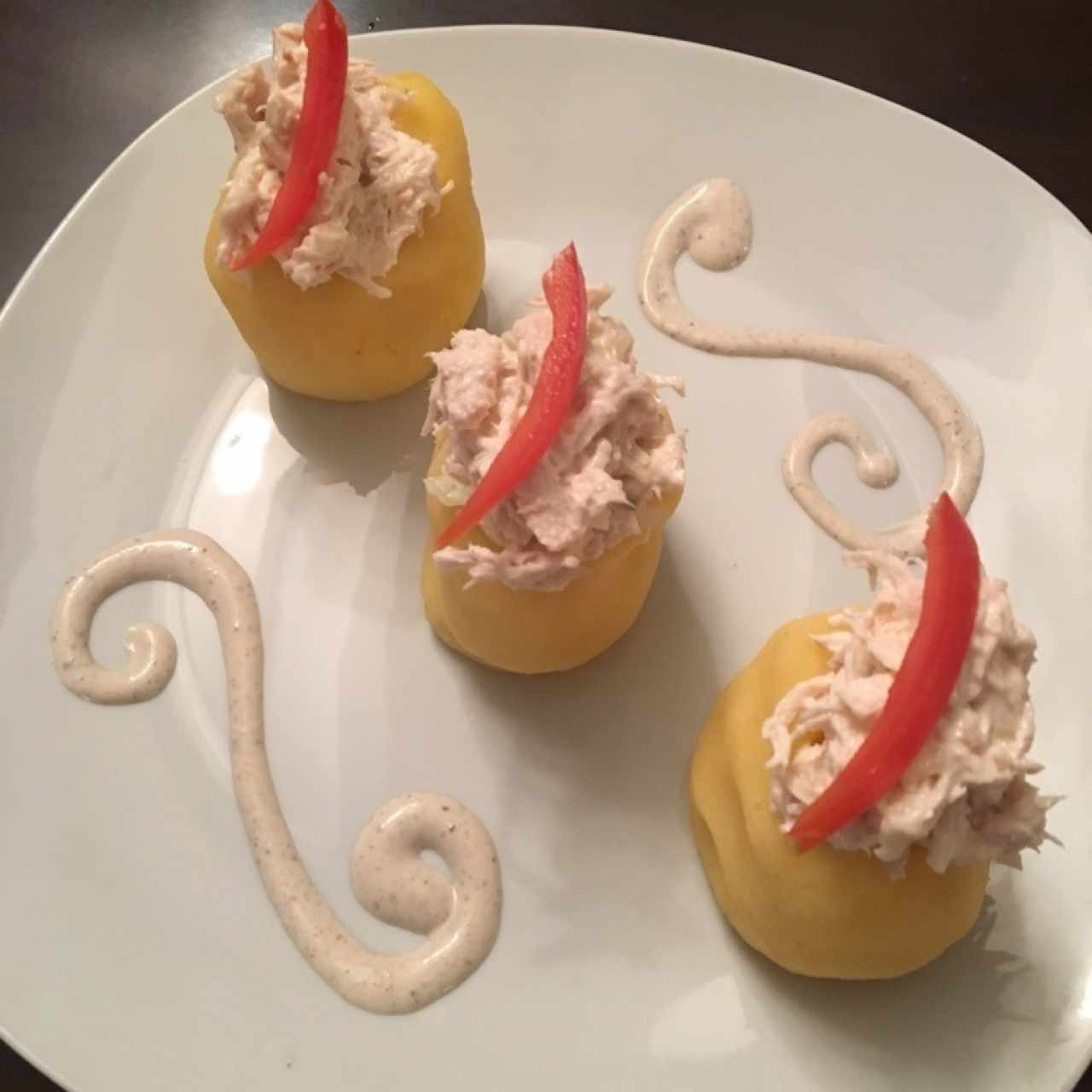 papa causa de pollo