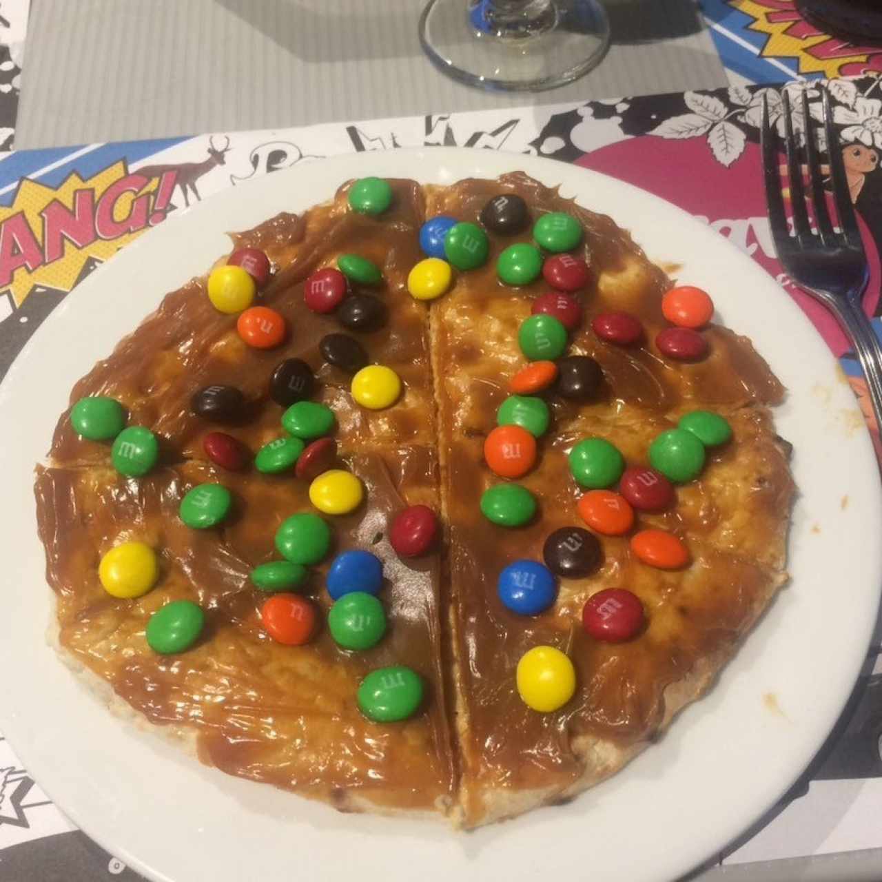 Pizzas Dulces - M&M